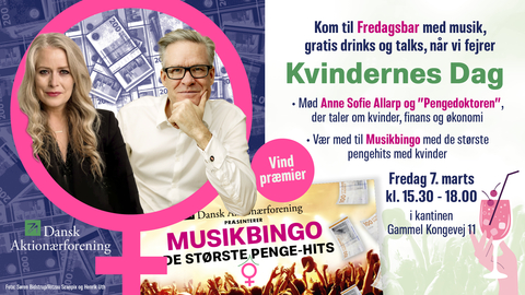 Fredagsbar: Kvindernes Dag d. 7. marts 2025